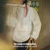 马登浅春系开心果白夹克半开襟套头运动卫衣提花华夫格春秋长袖女 商品缩略图2