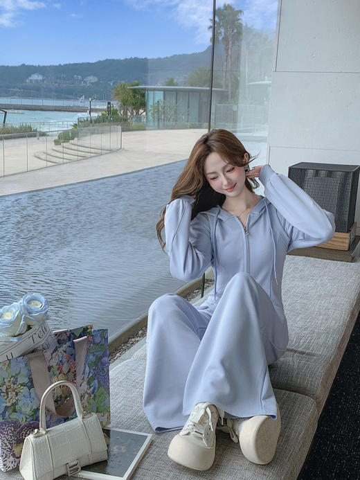 张心子【休闲氧吧】春款气质休闲风运动套装 U2502027 商品图7