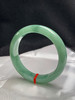 612336，57圈口，糯化油绿底正圈平安镯，满全底色，底子细腻 商品缩略图2