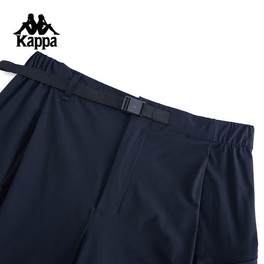 Kappa卡帕背靠背2025新款防泼水运动裤男户外弹力休闲裤子直筒裤K0F32AY55 商品图2