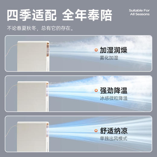 【德国厨房冰雾扇】德国蓝宝专用电风扇小空调冷风机家用防油烟制冷非壁挂水冷 商品图5