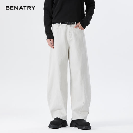 贝纳川春夏牛仔弯刀裤ECF130006401 商品图5