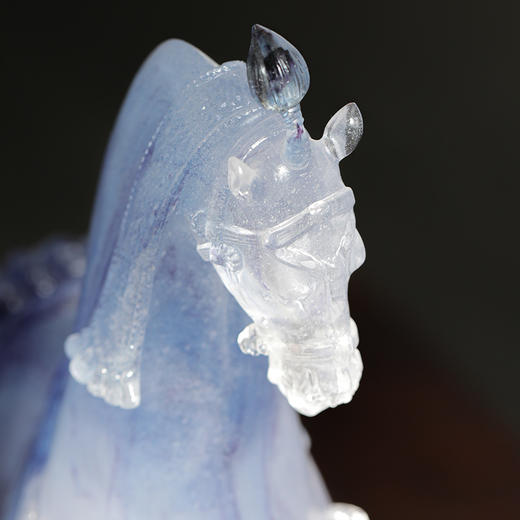 「與山堂」古法琉璃复刻 收藏级孤品北齐战马 商品图4