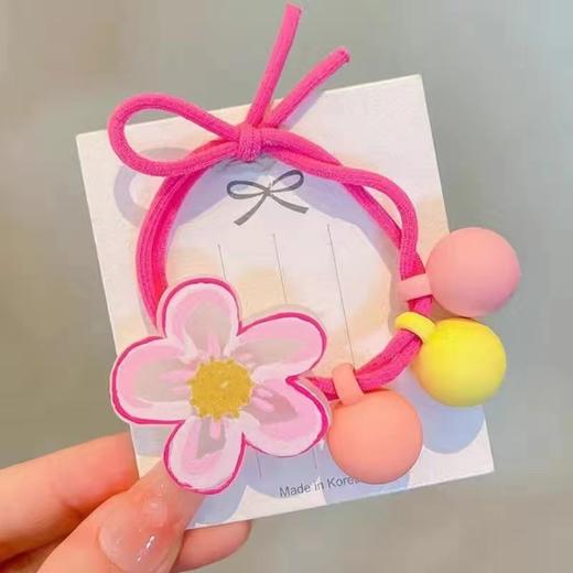 买一送一！【儿童皮筋头绳，高弹力不伤发】儿童皮筋头绳 小女孩扎头发高弹力发圈发饰 女童不伤发 可爱发绳头饰-QQ 商品图4