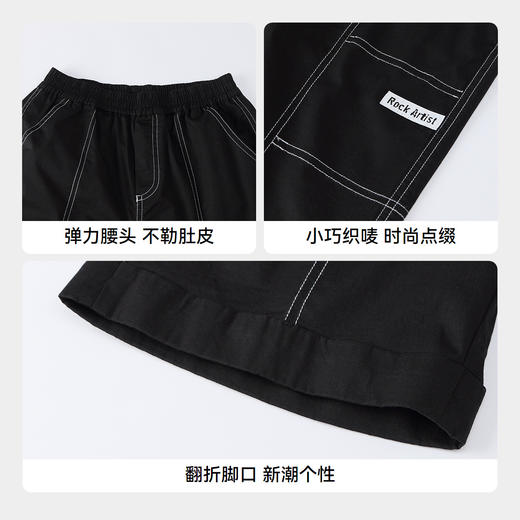 男童全腰梭织中裤夏季新款安奈儿童装实体店同款EB526131 商品图4