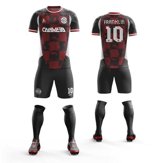 ORKY沃恺球衣足球服套装男定制成人运动比赛组队团购训练短袖队服 商品图5