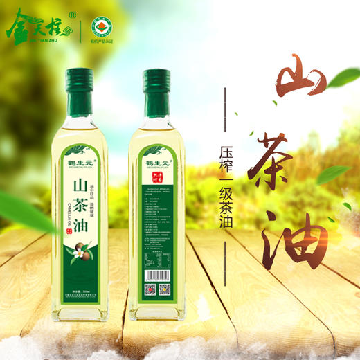 金天柱（JINTIANZHU）/安徽潜山/压榨一级油/茶籽油/热炒可口服/礼盒500ML*2 商品图2