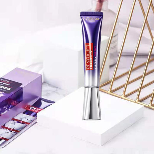 【L'OREAL欧莱雅紫熨斗眼霜二代冰感按摩头】30m*2 紧致青春密码酵素精华肌底液 【顺丰包邮】 商品图6