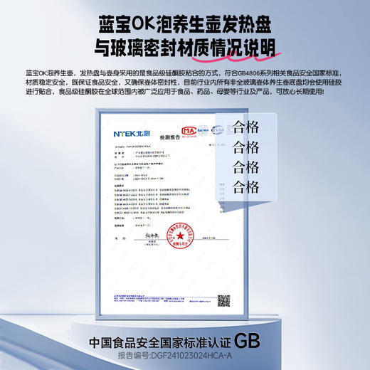 【德国蓝宝养生壶】德国蓝宝ok泡养生壶办公室小型多功能炖煮一体家用烧水玻璃花茶壶 商品图4
