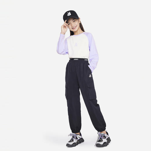 男女童圆领长袖T恤春季新款安奈儿童装EM511179 商品图5