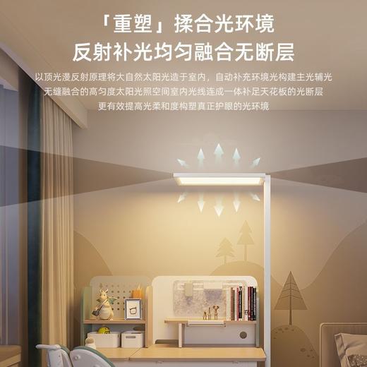 【落地学习灯，眼睛0负担！】全光谱落地台灯，护眼学习专用；儿童书桌阅读防近视教室灯，开、关、调节亮度一目了然，小孩自己也能快速学会上手操作！ 商品图4