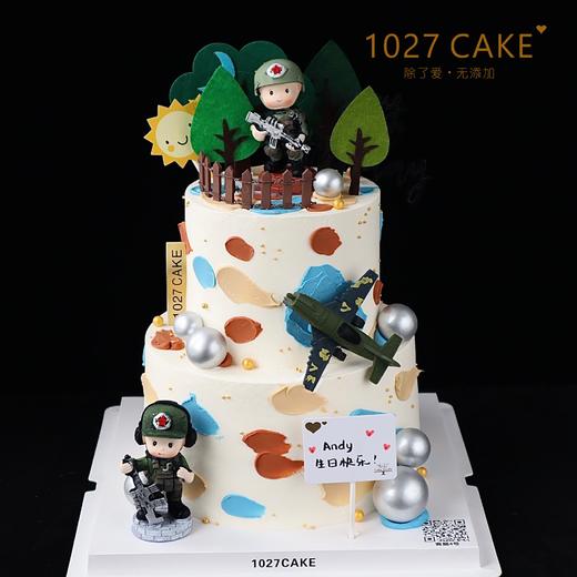 1027CAKE |  特种兵蛋糕 双层 商品图0