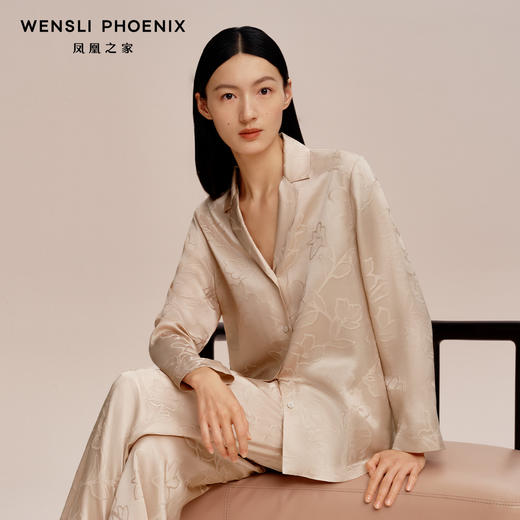 凤凰之家“花涧墨影”家居上下套 商品图0