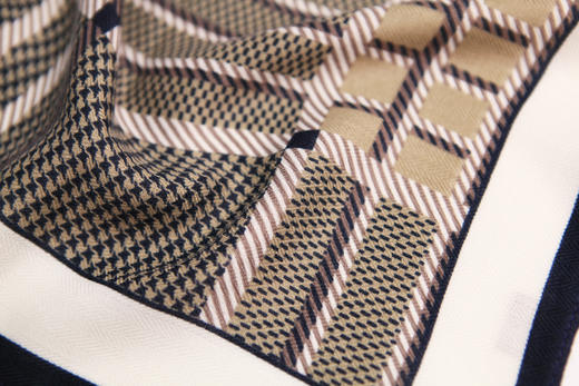 丝巾 欧式古典风格 时尚百搭方巾 色泽艳丽 纹样精美 商品图6