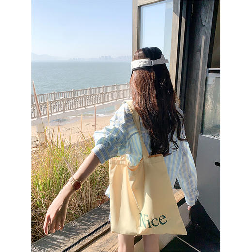 <曾小咸推荐>4.7现货秒杀 ！微信超特价！盐系小清新条纹翻领衬衫 日常169.99 立减100 秒杀69.99！！ 商品图4