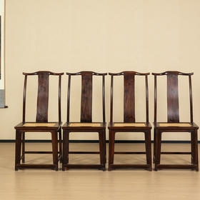 清 红木灯挂椅成堂（一堂四只）