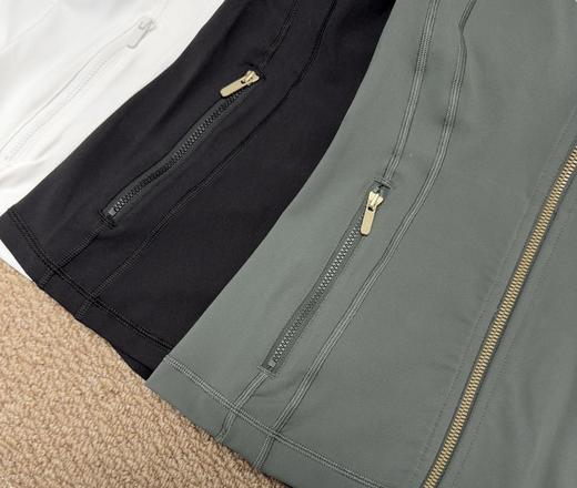 点此购买 lulu露露春秋季户外健身立领女士瑜伽服外套 zc 310673 商品图13