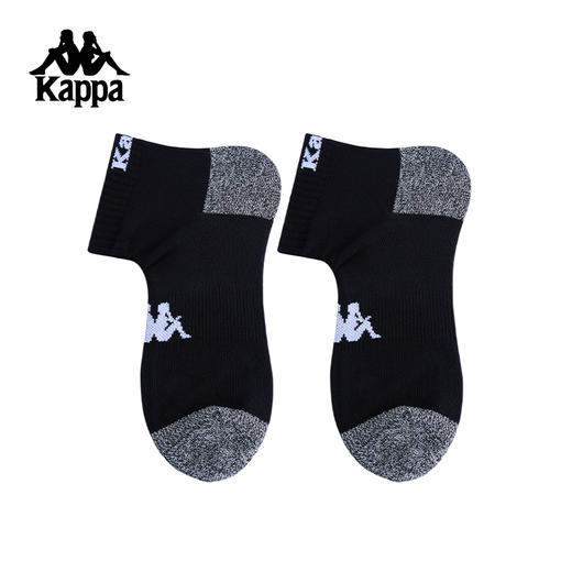 Kappa卡帕背靠背运动袜2025新款跑步透气袜男休闲训练短筒袜子女K0FX8WD44 商品图0