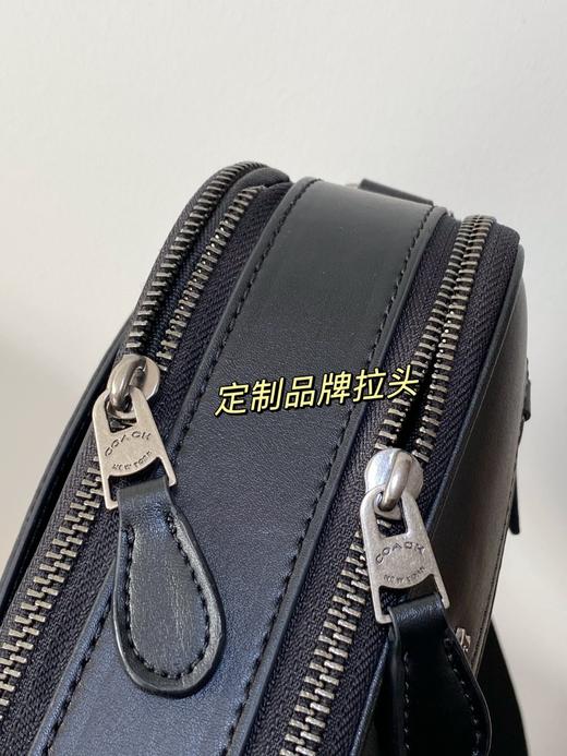 男士单肩相机斜挎包老花邮差包时尚手机腰包男款 商品图12