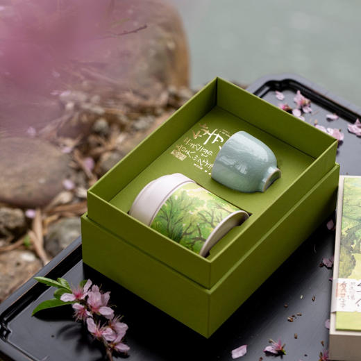 等你【龙井单罐＋杯】26元一套/一件24套 商品图1