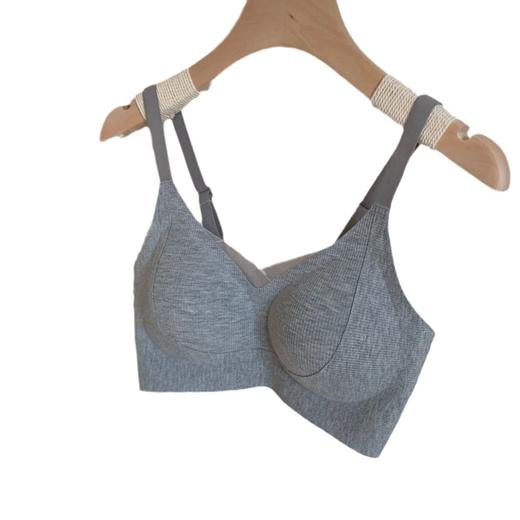 【暖肌磨毛肌理纹文胸】无痕舒适无钢圈提拉文胸 亲肤透气内衣女 商品图4