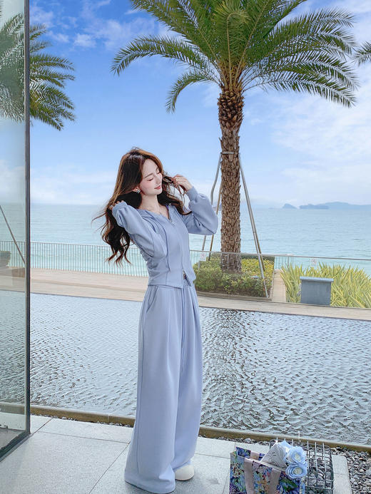 张心子【休闲氧吧】春款气质休闲风运动套装 U2502027 商品图5