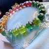 7mm-8mm单圈渐变彩虹碧玺手串 商品缩略图0