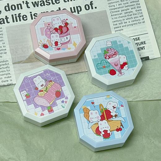 新款卡通美瞳盒隐形眼镜盒伴侣盒WL528 商品图0