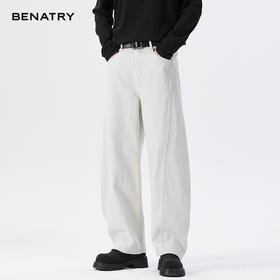 贝纳川春夏牛仔弯刀裤ECF130006401