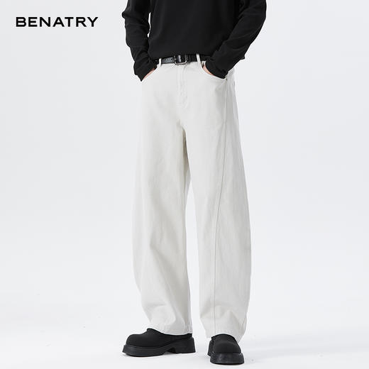 贝纳川春夏牛仔弯刀裤ECF130006401 商品图0