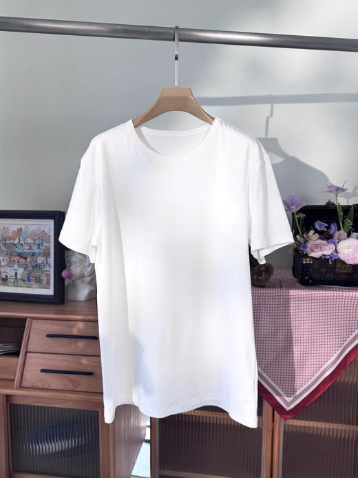 （男款）火桐hooton 胶囊衣橱 桑蚕丝长绒棉短袖T恤ZM20667077 商品图0