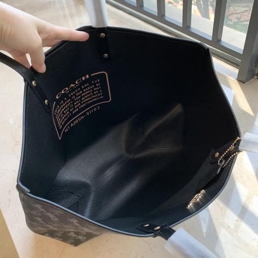 寇家小马车双面时尚女士单肩手提tote包包通勤便携百搭大容量托特包购物袋 商品图7