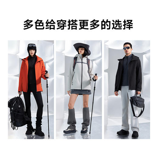 【面料三防处理 防风防水防脏污】素湃软壳衣5496，户外出行防刮抗造 透湿面料减少湿冷 商品图3