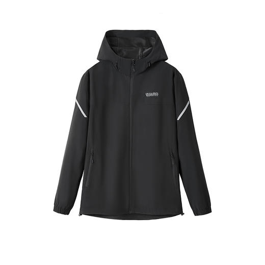 骆驼运动风衣外套秋冬季新款梭织连帽防风防水舒适保暖顺滑亲肤男  C13CAY6021_J34CABH632 商品图3