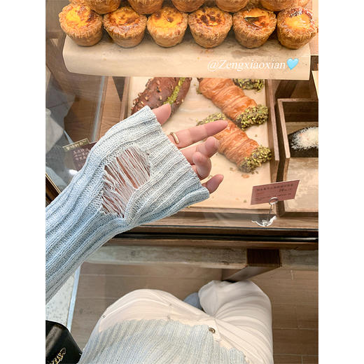 <曾小咸推荐>4.2现货秒杀 ！微信超特价！韩系2破洞针织衫 日常119.99 立减70 秒杀49.99！！ 商品图2