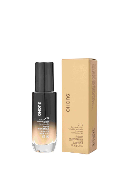 TOPC【粉底液（混油皮适用）】SUOHO光感无瑕焕活亮泽 商品图1