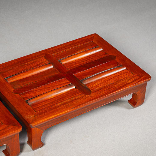 红木滚凳脚踏（一对） 商品图2