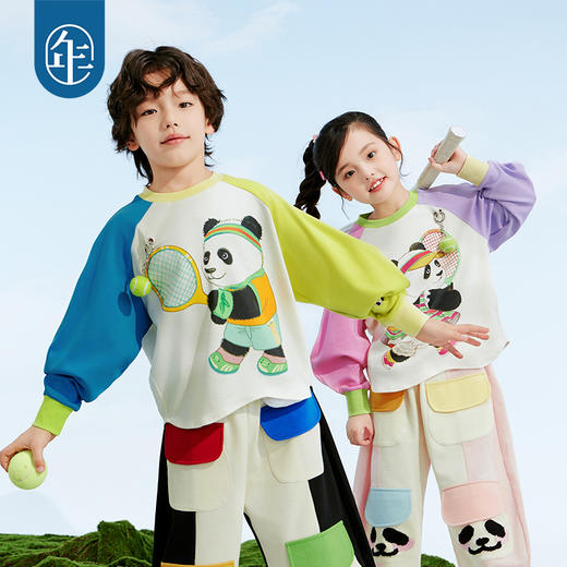 年衣童装卫衣2025春季新款儿童卡通休闲百变盼达长袖上衣 商品图3