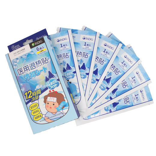 ISDG 医用退热贴 6枚/盒 商品图1