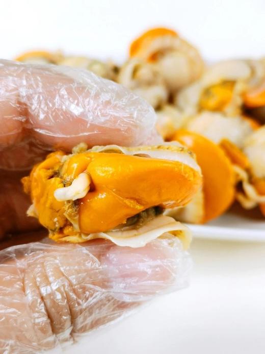 400g*4袋只要59.9原价要卖到89抓紧入手栉孔扇贝肉半滴冰衣都没有每一个都满膏满黄新鲜基地直邮 商品图4