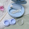 新款简约美瞳盒隐形眼镜盒伴侣盒6660 商品缩略图4