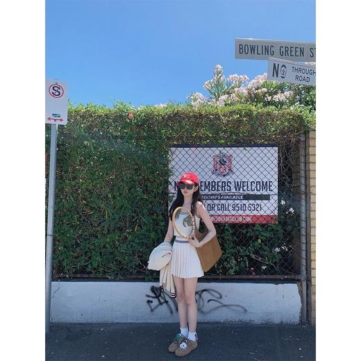 金蘑菇菇 美少女学院 miu系四件套/ 元气少女美式少女针织套装 商品图4