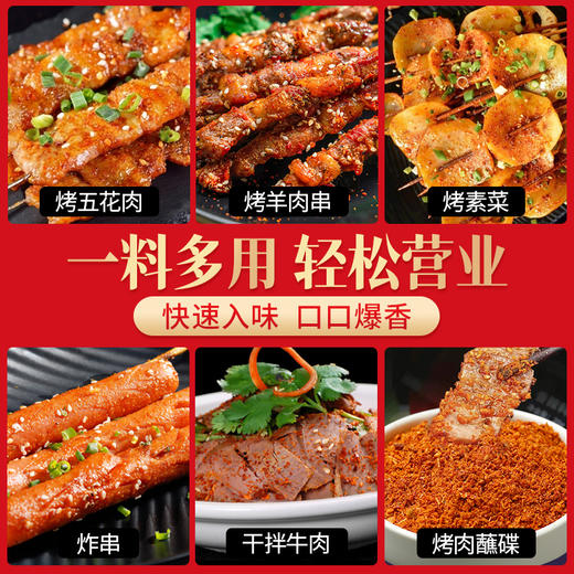 【库存品】香辣烧烤撒料1kg 商品图4