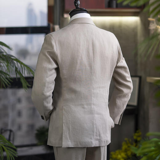 25新款 男士名厂亚麻单西/夹克套装 商品图2