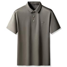 【冰丝】【DK】大依优型大码短袖POLO衫加肥加大冰丝凉感上衣肥佬运动夏装半袖男士