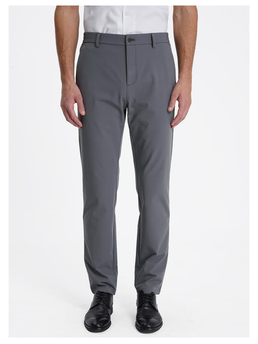 callisto水雾灰桑蚕丝混纺透气休闲裤 商品图2