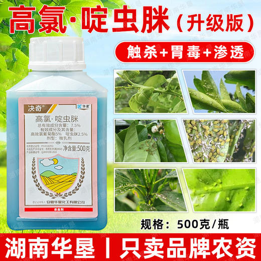 升级版高氯啶虫脒杀虫剂大田小麦果树柑橘蚜虫专用农用杀虫剂正品 商品图3