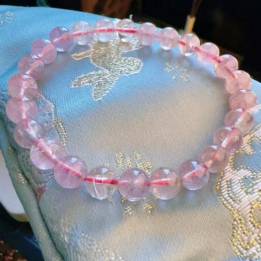 7mm-8mm单圈粉碧玺手串 商品图1