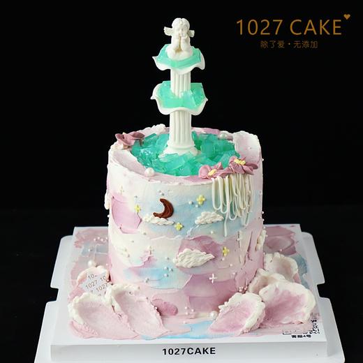 1027CAKE | 许愿池蛋糕 喷泉 天使 商品图0