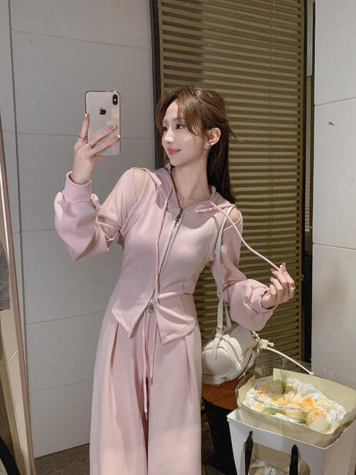 张心子【休闲氧吧】春款气质休闲风运动套装 U2502027 商品图13